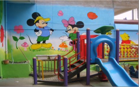北碚区幼儿园室外彩绘